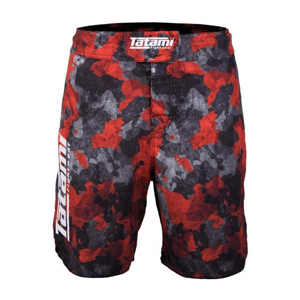 Tatami Renegade Red Camo Grappling Shorts-1